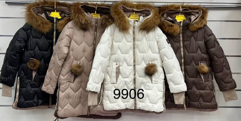  Kurtki damskie zimowe Roz M-3XL, 1 Kolor Paczka 5 szt